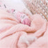 Crane Baby Muslin Swaddle Blanket, Soft Cotton Lightweight Nursery and Stroller Blanket for Baby Boys & Girls, Desert Rose, 30" x 40"...