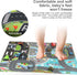 Kids Carpet Playmat Rug, Car Play Mat Felt Cloth Kids Rugs Foldable Non Slip Kids Rug for Playroom Kids Play Rug Suitable for Home Indoor Outdoor ...