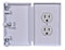 Baby Toddler Pet Resistant Electrical Safety Cover Guard for Home and Business, Made in USA, Traditional Outlet (1 Count, White)...