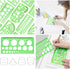 12Pcs Geometric Stencils,Drawing Tools Drafting Templates,Circle Shape Stencils Drawing Stencils Drafting Tools for Art,Design...