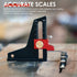 Saw table height ruler, table saw depth measuring ruler double scale, woodworking DIY height measurement tool (Reddish black)...