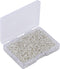 AIEX 1000Pcs 6mm Metal Open Jump Rings, Silver Plated Round Ring Connectors for DIY Jewelry Making Repair Bracelet Necklace...