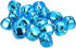 uxcell Jingle Bells, 1" 48pcs Carbon Steel Craft Bells for DIY Christmas, Blue...