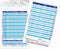 12 Pack Blue Large Business Receipts & Expense Organizer Envelopes for Expense Tracker and Storing Receipts-The Front Detail is Expense Ledger to ...
