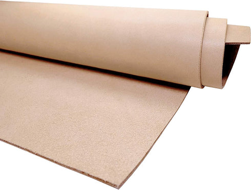Muse Craft Flawless 12''X24'' 5-6oz Vegetable Tanned Leather Precut| Import A Grade Tooling Leather Hide Full Grain Veg Tan Leather for Tooling, C...