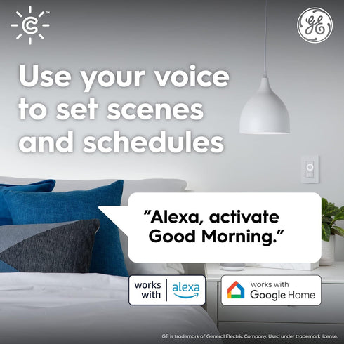 GE CYNC Smart LED Light Bulbs, Tunable White, Bluetooth and Wi-Fi, Works with Alexa and Google, BR30 Indoor Floodlights (2 Pack)...