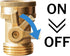 Xiny Tool Brass Garden Hose Shut Off Valve, Heavy Duty 3/4 Inch Solid Brass Garden Hose Shut Off Valve with 4 Extra Rubber Washers...