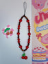 Drawwind Phone Charm Strap Universal Cell Phone Lanyard Wrist Strap Beaded Phone Chain String Handmade Phone Case Accessories for Women Girls (Swe...