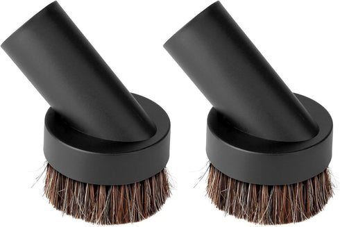 Lamoutor 2Pcs Soft Bristle Vacuum Brush Round Brush Vacuum Attachment Universal Vacuum Dust Brush for Most Vacuum Cleaners Accessories...