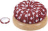 HARFINGTON Pin Cushions Sewing Needle Cushion Needle Holder Pincushions with Magnetic Wooden Base for Sewing Quilting Needlework DIY Crafts, Red W...