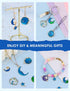 JIALEEY Assorted Gold Plated Enamel Cat Moon Star Celestial Charm Pendant DIY for Earrings Necklace Bracelet Jewelry Making and Crafting...