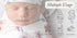 Newborn Receiving Blanket and Headband Set Flower Print Baby Swaddle Wrap Floral (Pink 3)...
