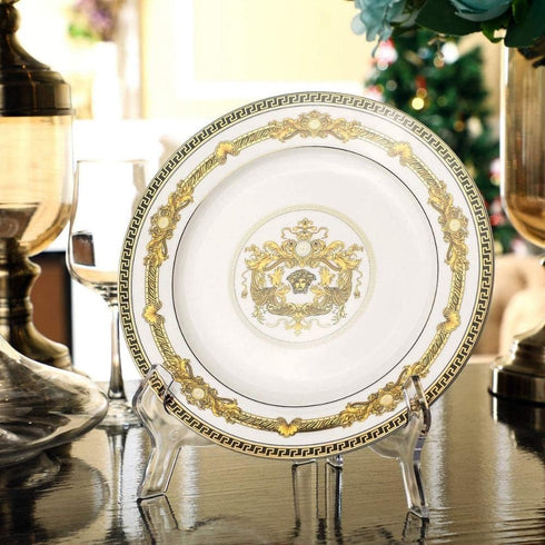 8 Pack 4.5 Inches Acrylic Easel Stand,Display Stand Kitchen Picture Frame Stand Picture Bracket Acrylic Decoration Plate Holder Frame Book Stand...