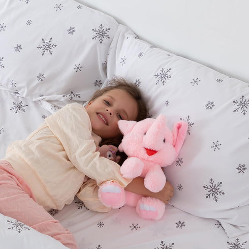 Elephant Stuffed Animal Pink Stuffed Elephant Plush Toys Cute Plush Elephant Toy Elephant Gifts for Women Elephants Stuffed Animals for Kids Girlf...