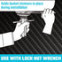 DURATECH Long Reach Basket Strainer Wrench, Universal Sink Strainer Wrench with Sliding Handle, Double End, 1/2" & 3/8"...