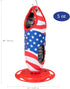 The Hummingbird Bottle Hummingbird Feeders for Outdoors Hanging, Uses Recyclable Bottles (American Flag)...