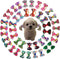 100Pcs Pet Dog Hair Bows Bowknot Topknot with Rubber Bands Cat Puppy Headdress Grooming Hair Accessories Random Color...