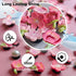 24Pcs Charms Set for Bogg Bag, Bling Pearl, Rose,Daisy,Flower, Peach Blossoms, Heart Accessories for Women, Rich Personalized Decoration Kit for B...
