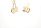 Gold Binder Clips Mini Metal Clamp 3/5" / 0.6-inch / 15-mm (Golden, 40-Count)...