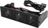 PC Front Panel Media Dashboard, PC Front Panel Speaker Stereo Surround Computer Case Builtin Mic Loudspeaker 5.25in Computer Case Front Bay...