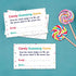 Candy Guessing Game Cards, Games Activities and Decorations, 50-Pack....