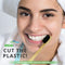 Electric Toothbrush Replacement Heads 4pk – Charcoal Infused Bamboo - Sustainable BPA Free Electric Toothbrush Heads...