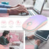 Unipows Wireless Mouse - 2.4G Slim Portable Computer Mouse with Nano Receiver, Less Noise Mobile Optical Mice for Notebook, PC, Laptop, Computer, ...