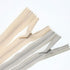 24 Inch 10PCS Invisible Nylon Coil Zipper,Clothing Zipper,Hidden Zippers DIY Sewing Tools for Tailor Sewing Crafts(5 pcs Grey and 5 pcs Beige 61cm...