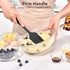 U-Taste 11.38" Silicone Baking Spatula: 480ºF Heat Resistant Food Grade Flexible Rubber Kitchen Bowl Scraper, Seamless Pastry Spreader for Mixing ...