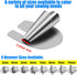 TOOVREN Universal Sewing Rolled Hemmer Foot 4pcs, Rolled Hem Presser Foot, 7/8/9/10mm Wide Rolled Hem Foot, Sewing Machine Presser Foot Hemmer Foo...