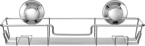iPEGTOP Strong Suction Cup Shower Caddy Bath Shelf Storage with 4 Side Hooks, Combo Organizer Basket for Shampoo, Conditioner, Soap, Razor Bathroo...