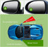 2 Pcs Car Blind Spot Mirrors, 2'' Convex Mirror Car, 360° Wide Angle Side Rear View Mirror Car Accessories Blindspot Mirror with ABS Housing for S...
