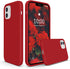 SURPHY Liquid Silicone iPhone 12 Mini Case (5.4") with Microfiber Lining & Camera Protector - Red...