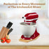 Bamboo Sliding Mat for Kitchenaid Mixer, Mixer Mover Slider Mat Pad Compatible with Kitchenaid 4.5-5 Qt Tilt-Head Stand Mixer,Kitchen Appliance Sl...