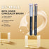 BS-MALL Concealer Brush Makeup Brushes Under Eye Angled Flat Top Kabuki Brush Small Foundation Pack of 2 Nose Contour Brush Travel Package...