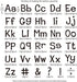 Magfok Iron-on Flocked Letter for Fabric Transfer 1.4 Inch Uppercase & Lowercase 4 Sheet (Gold)...