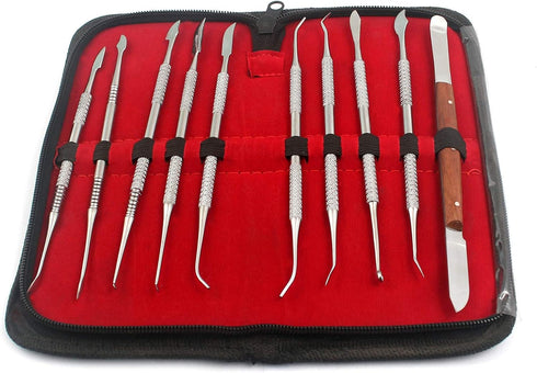 OdontoMed2011 Dental LAB Equipment Dental Dentist Sculpture KIT 'Wax Carver Set,10 PCS/Set ODM...
