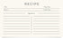 Jot & Mark Recipe Cards 3x5 Inches Blank Double Sided, 50 Count (Modern Minimal)...