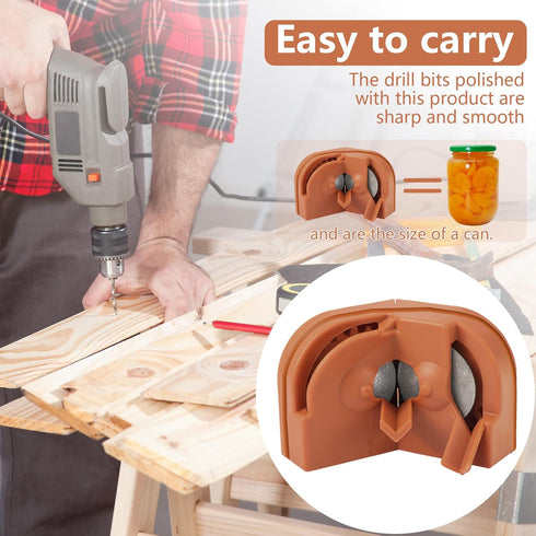 Drill Bit Sharpener, Professional Multipurpose Drill Bit Grinder Electric Grinding Tool Versatile All Drill Bit Grinding Sharpener Jig Machine for...