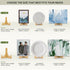 Plate Stands for Display, 6 Inch Plate Holders for Displaying, Bamboo Picture Frame Stand for Tables, Tabletop Easels, Decorative Stand for Platte...