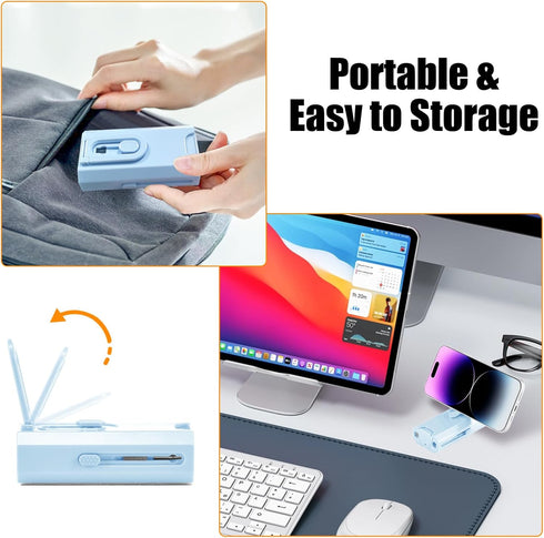 Laptop Screen Keyboard Cleaner Kit for Airpods iPhone, walrfid Electronic Phone Cleaning Spray Brush Tool for iPad, Phone, Computer, MacBook, Earb...