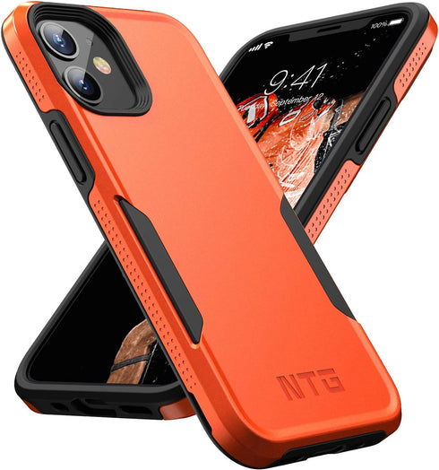 NTG[2023 New Designed for iPhone 11 Case, Heavy-Duty Tough Rugged Lightweight Slim Shockproof Protective Case for iPhone 11 6.1 Inch, Orange...