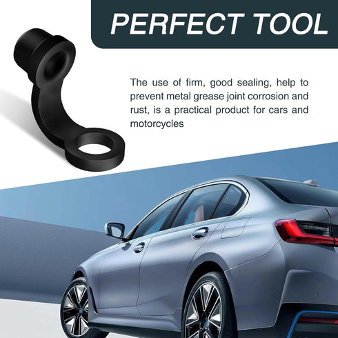 Pack-24 Car Disc Brake Lower Pump Oil Drain Screw Cap, Dustproof and Waterproof Rubber Sealing Cover, Brake Filler Port Grease Fitting Bleeder Cov...