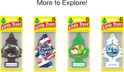LITTLE TREES Air Fresheners Car Air Freshener. Hanging Tree Provides Long Lasting Scent for Auto or Home. Cinnamon Apple, 24 Air Fresheners...