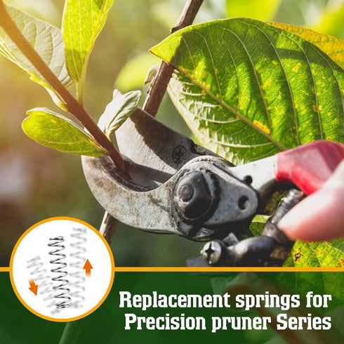 20 Pack Precision Pruner Pruning Shear Springs Stainless Steel Gardening Spring Replacement Precision Springs Pruners Compatible with Hydrofarm fo...