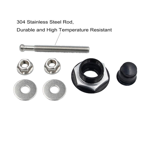 4 Pcs 1.25 inch Universal 304 Stainless Steel Vehicle Hood Pins-Quick Release Lock Latch Bumper License Plate Lock Clip Push Button Bonnet...