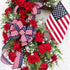 American Flag Ribbon, DIY Summer Ribbon Patriotic Ribbon Red Ribbon, Red White and Blue Ribbon for Gift Wrapping Decorations, Fourth of July Ribbo...