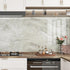 Shiny Beige Marble Contact Paper Peel and Stick Countertops Waterproof Marble Wallpaper Glossy Self Adhesive Gold Granite Contact Paper for Kitche...