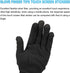 MECCANIXITY Gloves Touch Screen Sticker Ultra High Sensitivity Flexible Carbon Fiber Ultra Thin Stickers Black for Gloves, Pack of 20...