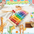 LovesTown Wooden Xylophone for Kids, Children Xylophone Toy with 2 Child Safe Mallets 8 Diatonic Keys Musical Instruments for Toddlers 1-3...